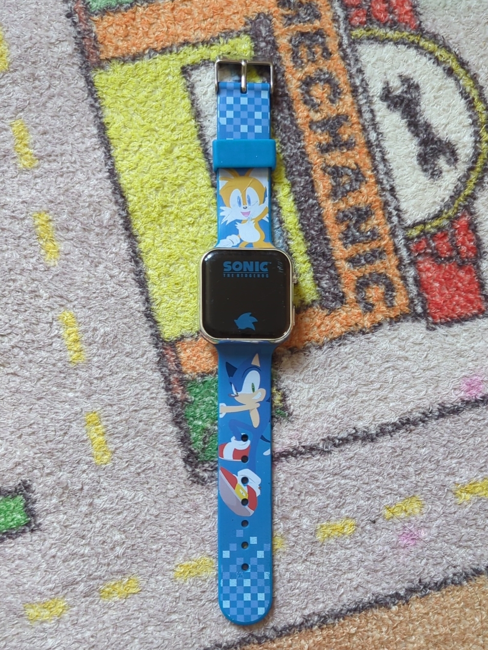 Sonic the Hedgehog Kids Silicone Watch - Blue